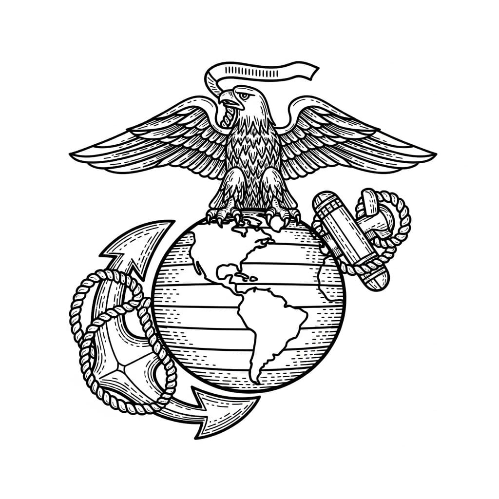 Laser cut SVG file of Compass rose with anchor